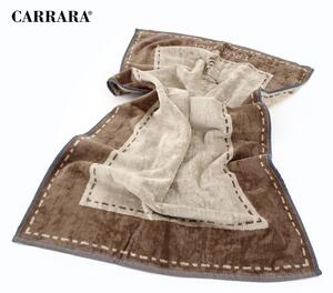 1 Asciugamano in spugna Carrara BORDER STICTH S36 tortora-marrone misura MEDIA misura cm 60x110 - SECONDA SCELTA