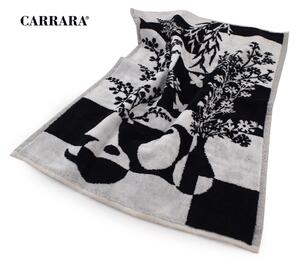 1 Asciugamano in spugna Carrara DAMIE FLOWERS variante 01 S39 misura cm 40x60 - SECONDA SCELTA