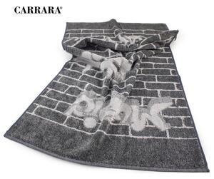 1 Asciugamano in spugna Carrara ACCADEMY grigio S37 misura cm 60x110 - SECONDA SCELTA