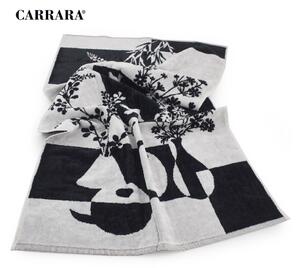 1 Asciugamano in spugna Carrara DAMIE FLOWERS variante 01 S39 misura cm 60x110 - SECONDA SCELTA