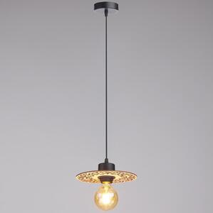 Lampadario a sospensione con filo FALCO 1xE27/60W/230V diametro 20 cm beige