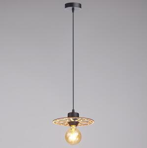 Lampadario a sospensione con filo FALCO 1xE27/60W/230V diametro 20 cm beige