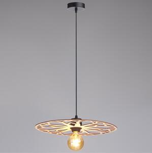Lampadario a sospensione con filo FALCO 1xE27/60W/230V diametro 40 cm beige