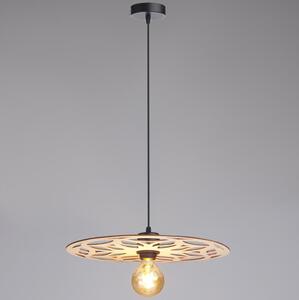 Lampadario a sospensione con filo FALCO 1xE27/60W/230V diametro 40 cm beige