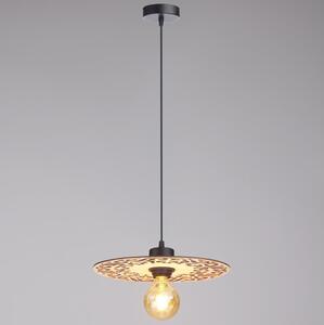 Lampadario a sospensione con filo FALCO 1xE27/60W/230V diametro 30 cm beige