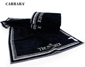 3 Asciugamani in spugna Carrara articolo FRAME 05 nero S30 misura cm 60x110 - SECONDA SCELTA