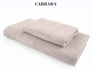 Asciugamani bagno CARRARA Mood set 1+1 Variante ECRU'