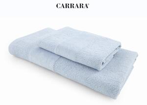Asciugamani bagno CARRARA Mood set 1+1 Variante Light Blue