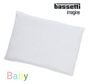 Bassetti - Cuscino antisoffoco baby in fibra anallergica e traspirante cm 40x55