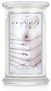 Candela 623gr Kringle art. Giara Grande fragranza Warm Cotton