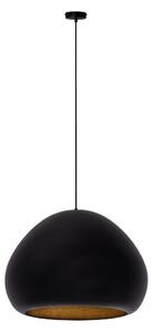 Lampadario a sospensione con filo LAVA 1xE27/15W/230V nero/oro