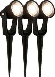 CONNECT TO SHINE Set iniziale Lilis con set di 3 faretti da giardino LED, IP65