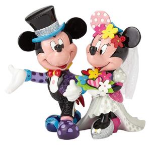 MICKEY AND MINNIE MOUSE WEDDING FIGURINE BRITTO 4058179