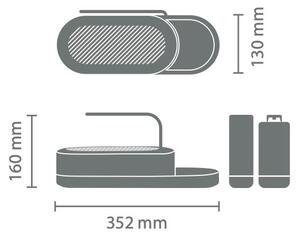 Supporto per detersivo grigio in plastica SinkStyle - Brabantia