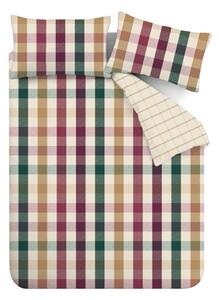 Biancheria per letto matrimoniale 200x200 cm Autumn Check - Catherine Lansfield
