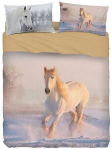 Completo lenzuolo copriletto MATRIMONIALE Bassetti Immagine Art. WHITE HORSE - Stampa digitale ad alta definizione
