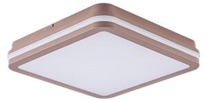 Brilagi -LED Plafoniera da esterno BENE LED/24W/230V 26x26 cm marrone IP54