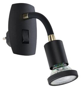 Eglo 300912 - Lampada LED a spina PARRINI 1xGU10/4,5W/230V nera