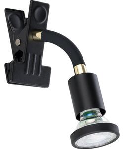 Eglo 300914 - Lampada LED con clip PARRINI 1xGU10/4,5W/230V nera