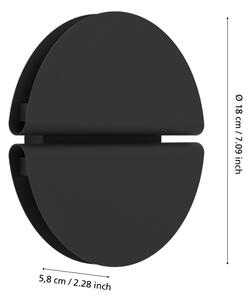 Eglo 902118 - Lampada da parete LED per esterni PIANOSA LED/4,5W/230V IP44 nera