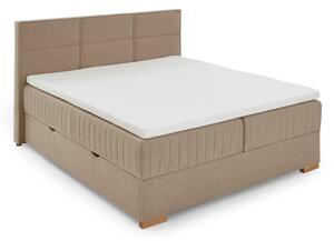 Letto boxspring beige con contenitore 160x200 cm Tambo - Meise Möbel