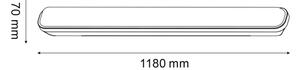 Lampada tecnica LED fluorescente LED/20W/230V IP65