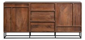 Cassettiera in legno di mango marrone, larghezza 160 cm Forrest - WOOOD