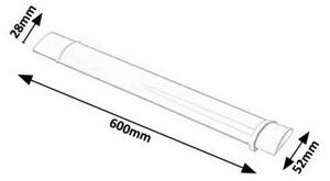 Rabalux 1454 - Lampada tecnica LED DROP LIGHT LED/20W/230V IP65 bianco 1600lm