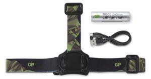 Lampada frontale LED GP DISCOVERY CHR35 LED/3,7V/2600mAh