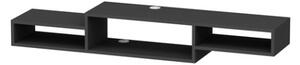 Mobile TV Sospeso 155x30x23 Con Vani A Giorno Lorenza Antracite