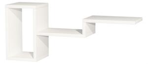 Mensola Sospesa Design Moderno 78x20x33 Berry Bianca