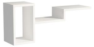Mensola Sospesa Design Moderno 78x20x33 Berry Bianca