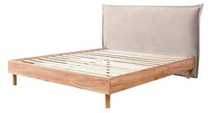 Letto matrimoniale beige/naturale con griglia 180x200 cm Charlie - Bobochic Paris