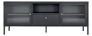 Tavolo TV in metallo nero 160x60 cm Dalby - House Nordic