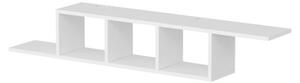 Mobile TV Sospeso 150x22x25 Con Vani A Giorno Morris Bianco