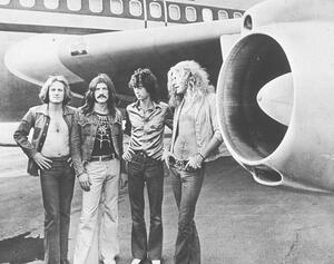 Fotografia Led Zeppelin With The Starship 1973, Hulton Archive