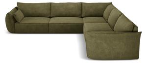 Divano angolare verde (variabile) Vanda - Mazzini Sofas