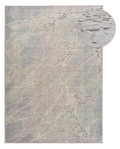 Tappeto in viscosa grigio e beige , 200 x 300 cm Margot Marble - Universal