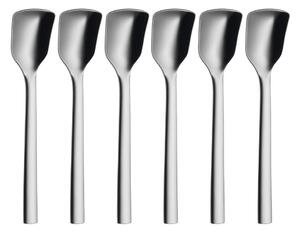 Set di 6 cucchiai da gelato in acciaio inox Cromargan®, lunghezza 14 cm Nuova - WMF