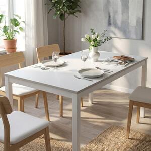 Tavolo in legno finitura noce allungabile 120x80 - 200x80 cm SANTO SPIRITO | Maisons du Monde