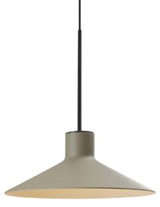 Bover Lampada LED a sospensione Platet, nero/grigio oliva, 20 cm