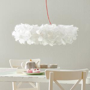 Lampada a sospensione Slamp Clizia Mama Non Mama, Ø78cm, bianco/rosso