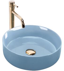 Lavabo da appoggio Rea SAMI L.BLUE SHINY