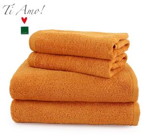 Set asciugamani 2+2 SVAD DONDI articolo TI AMO variante AMBRA