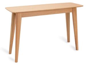Tavolo consolle con gambe in rovere , 120 x 40 cm Rho - Unique Furniture