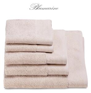 Set da 5 asciugamani in spugna di cotone idrofilo Blumarine articolo CRYSTELLE variante ECRU