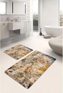 Tappeti da bagno marrone-beige in set di 2 pezzi 60x100 cm - Mila Home
