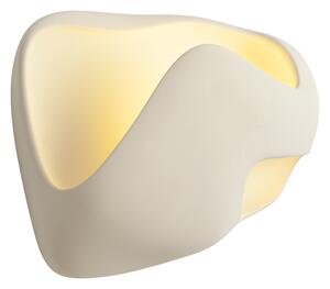 Lampada da parete Japandi color crema 30 cm - Pietra