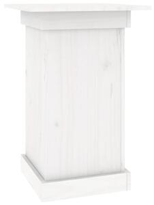 Portafiori bianco 40x40x60 cm in Legno Massello di Pino