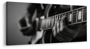 Quadro su tela – Dita sulle corde della chitarra